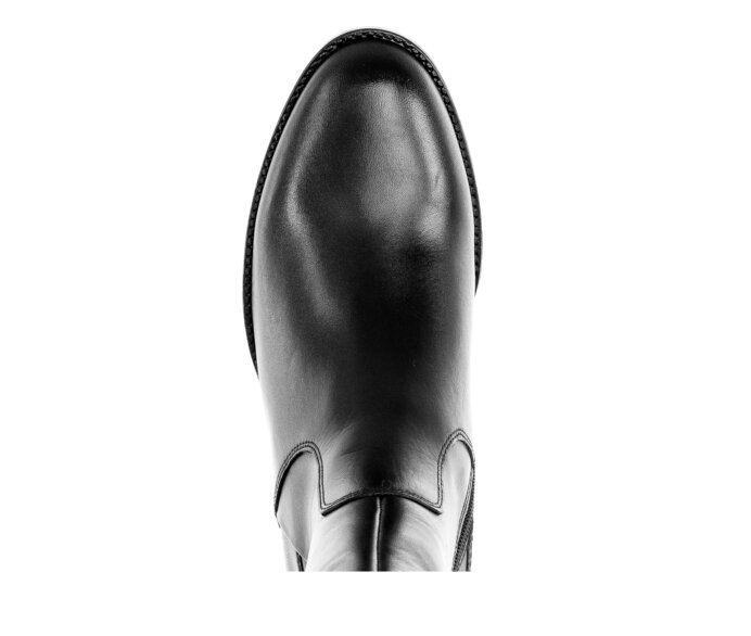 Gabor Eleganter Stiefel Schwarz - Glattleder