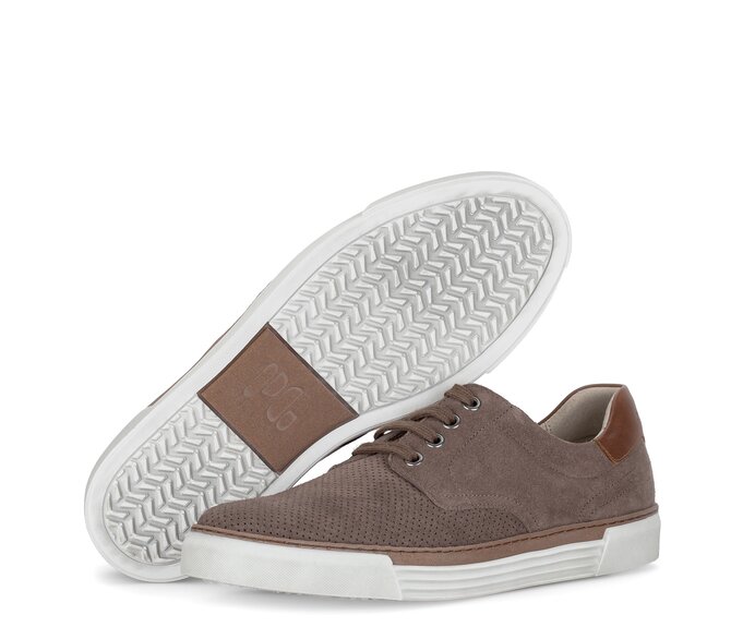Pius Gabor Sneaker Low Grau - Materialmix Leder