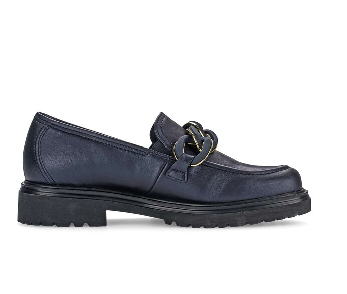 Gabor Loafer Blau - Glattleder