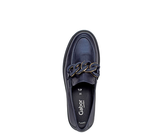 Gabor Loafer Blau - Glattleder