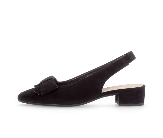 Gabor Slingpumps Schwarz - Rauleder