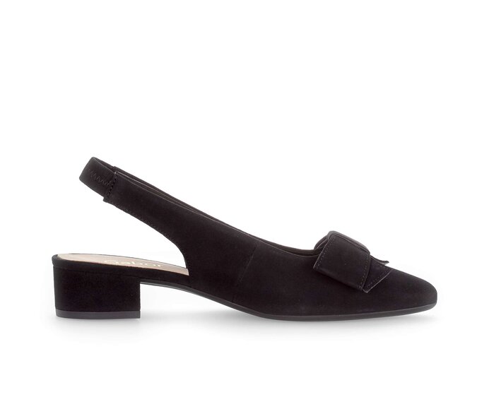 Gabor Slingpumps Schwarz - Rauleder