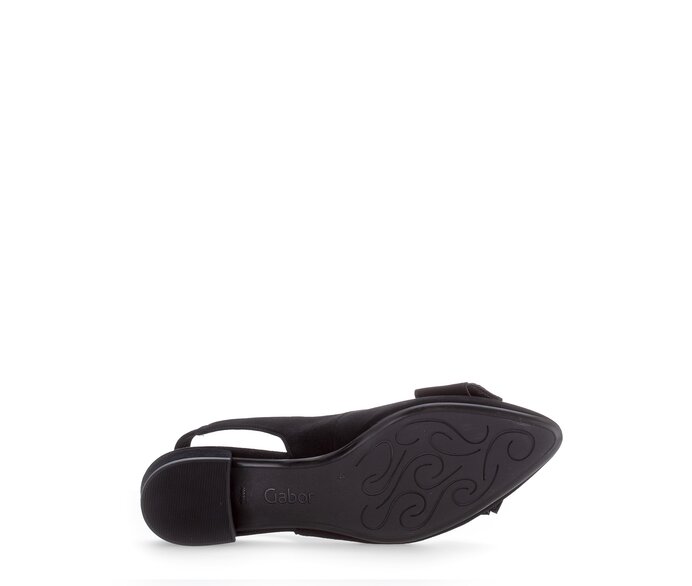 Gabor Slingpumps Schwarz - Rauleder