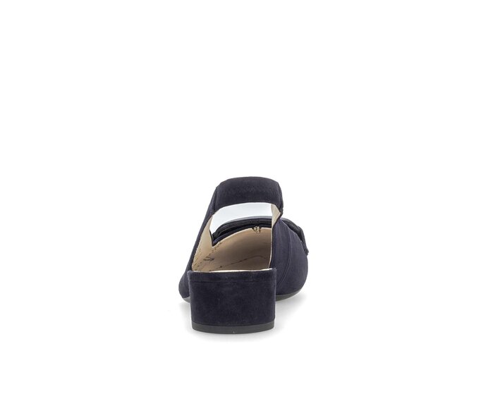 Gabor Slingpumps Blau - Materialmix Leder