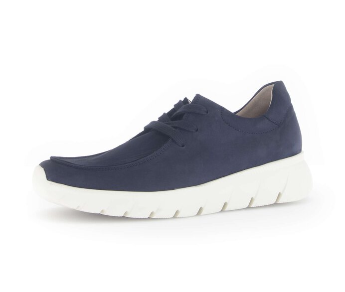 Gabor Sneaker Low Blau - Rauleder
