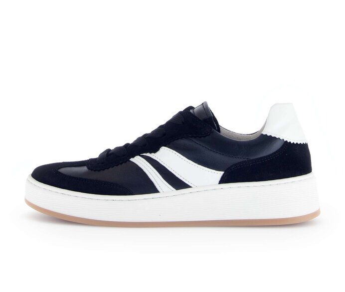 Gabor Sneaker Low Schwarz - Glattleder