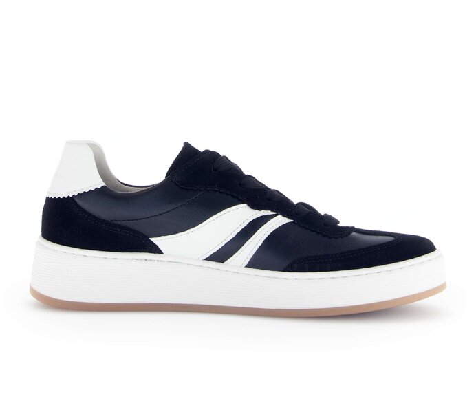 Gabor Sneaker Low Schwarz - Glattleder