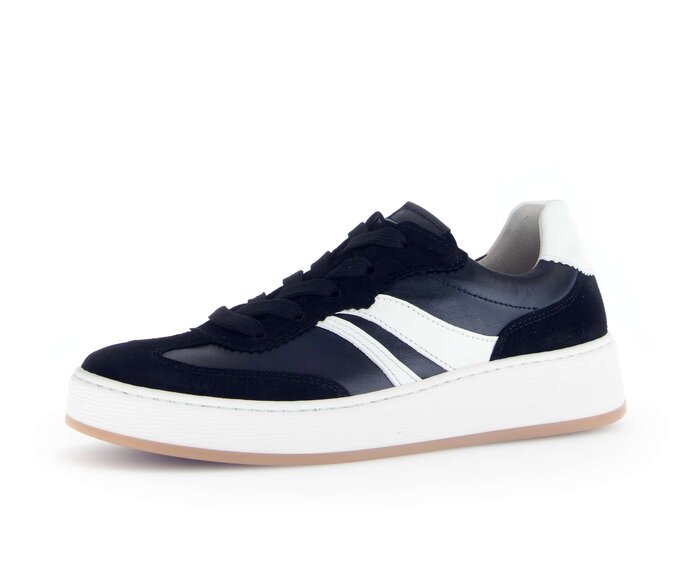 Gabor Sneaker Low Schwarz - Glattleder