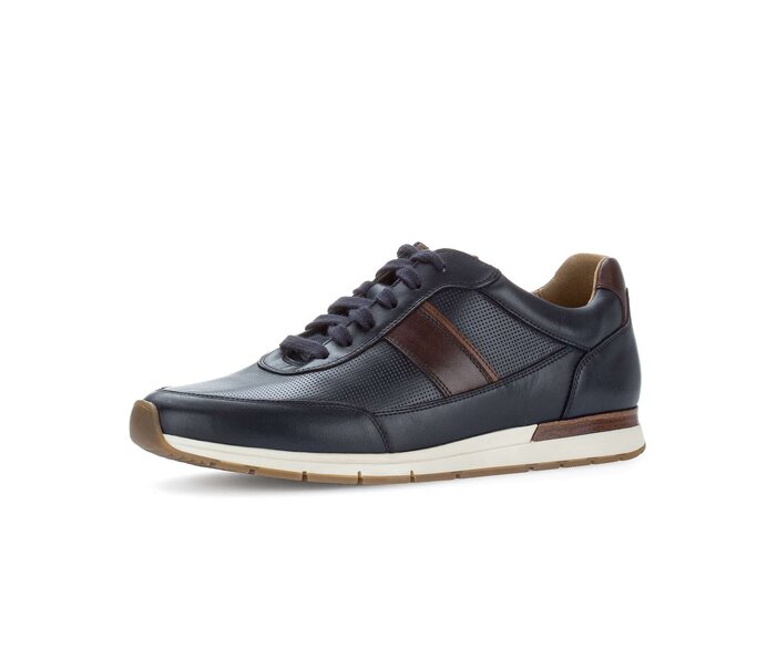 Pius Gabor Sneaker Low Blau - Glattleder