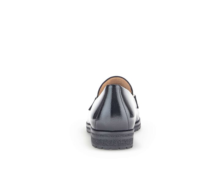 Gabor Slipper Schwarz - Lackleder