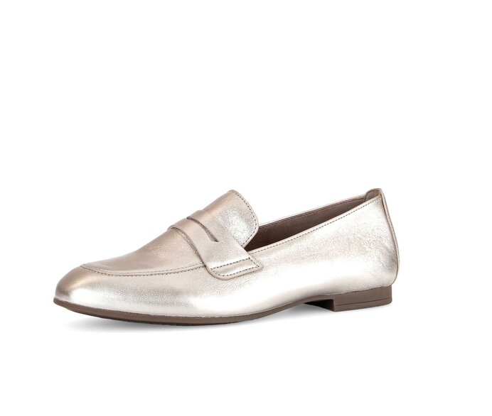 Gabor Slipper Gold - Effektleder