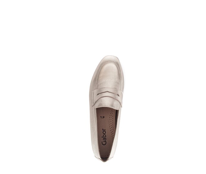 Gabor Slipper Gold - Effektleder