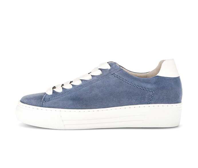 Gabor Sneaker Low Blau - Rauleder