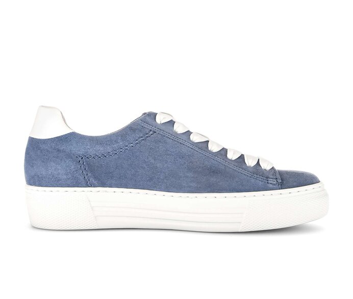Gabor Sneaker Low Blau - Rauleder