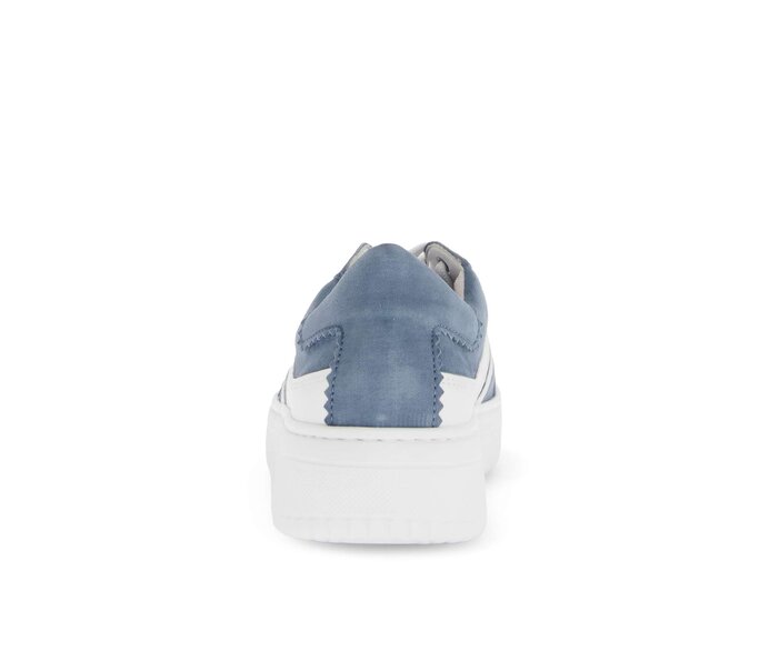 Gabor Sneaker Low Blau - Materialmix Leder