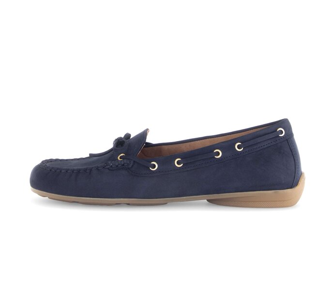 Gabor Slipper Blau - Rauleder
