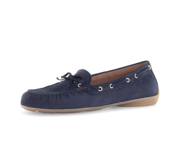 Gabor Slipper Blau - Rauleder