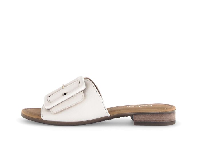 Gabor Pantolette Beige - Glattleder