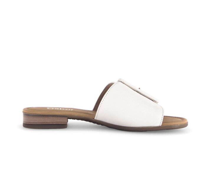 Gabor Pantolette Beige - Glattleder