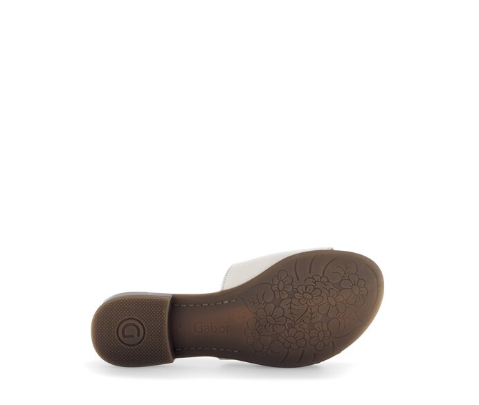 Gabor Pantolette Beige - Glattleder