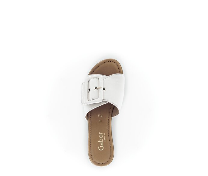 Gabor Pantolette Beige - Glattleder
