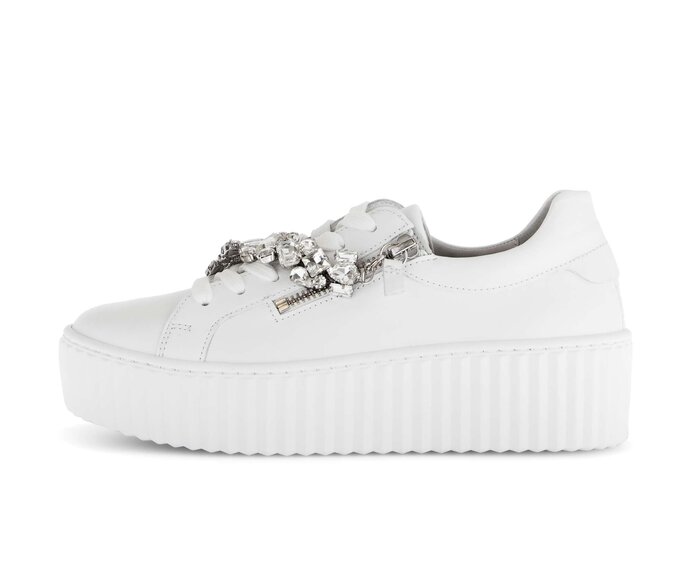 Gabor Sneaker Low Weiß - Glattleder