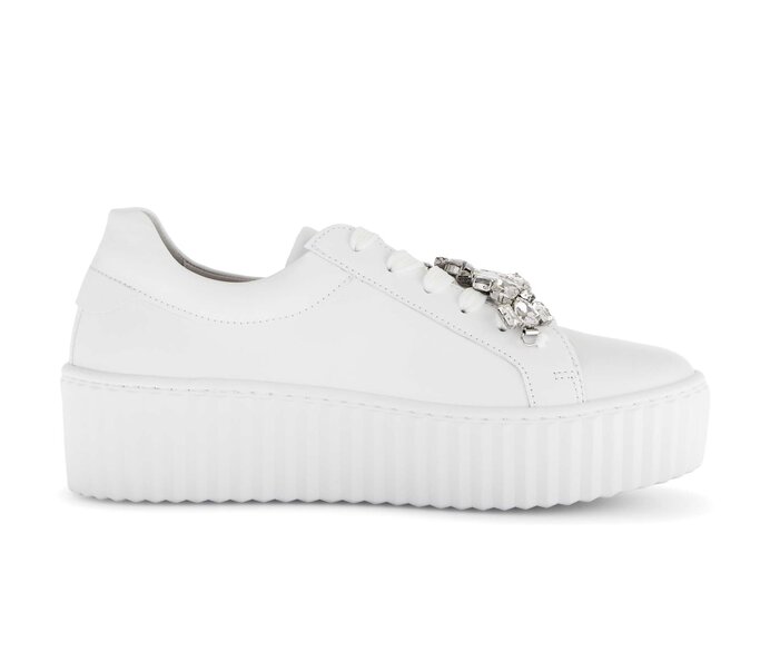 Gabor Sneaker Low Weiß - Glattleder