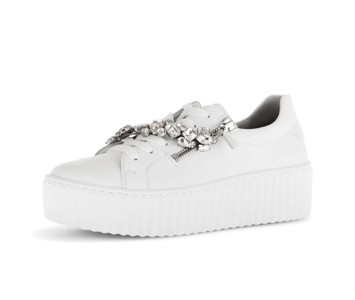 Gabor Sneaker Low Weiß - Glattleder