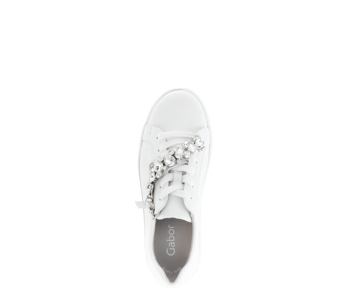 Gabor Sneaker Low Weiß - Glattleder