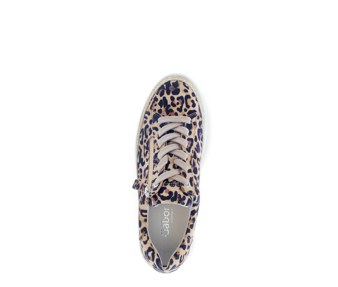 Gabor Sneaker Low Beige - Rauleder