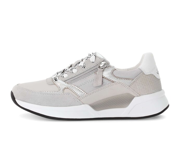 Gabor Sneaker Low Grau - Materialmix Leder/Lederimitat