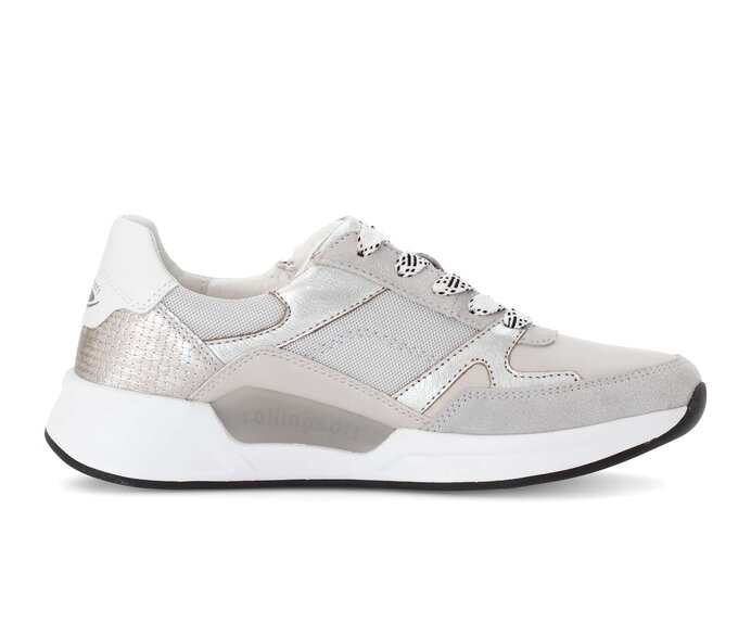 Gabor Sneaker Low Grau - Materialmix Leder/Lederimitat