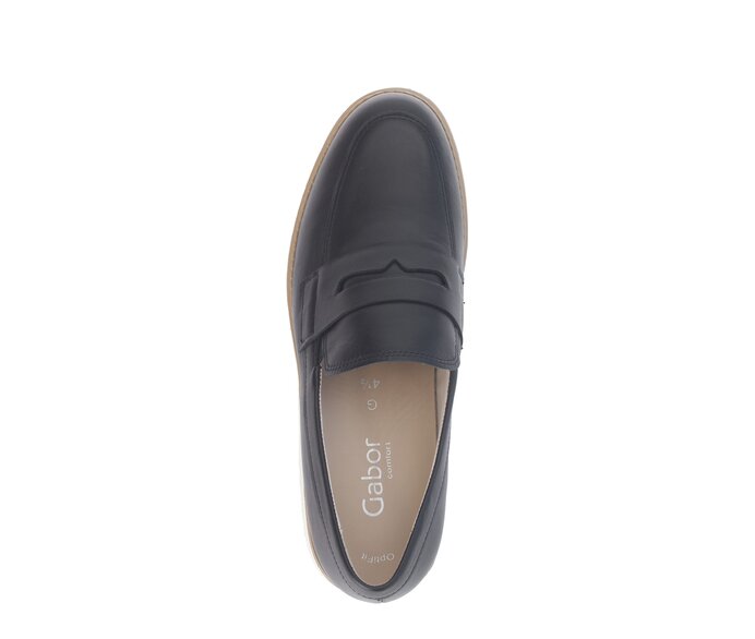 Gabor Slipper Schwarz - Glattleder