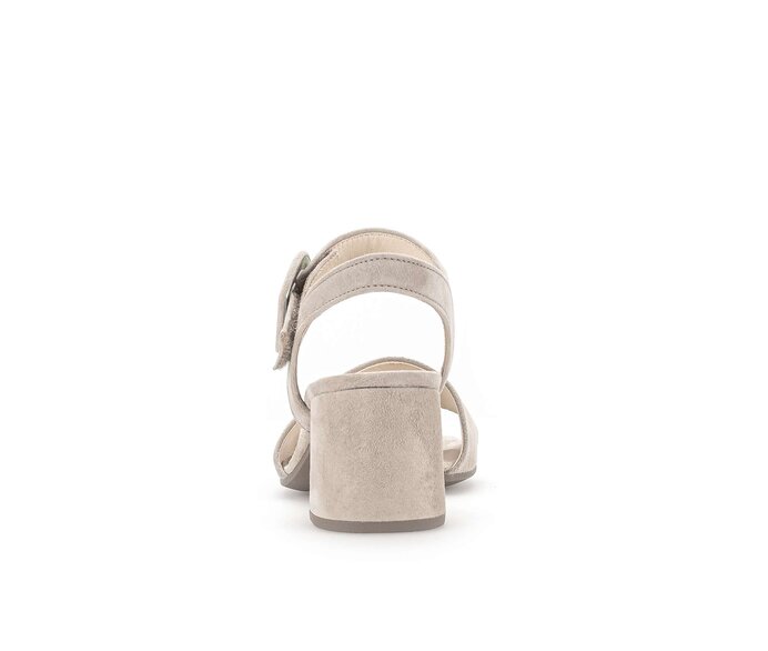 Gabor Riemchensandale Beige - Rauleder