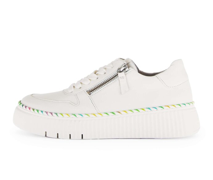 Gabor Sneaker Low Weiß - Glattleder