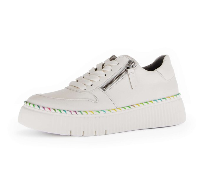Gabor Sneaker Low Weiß - Glattleder