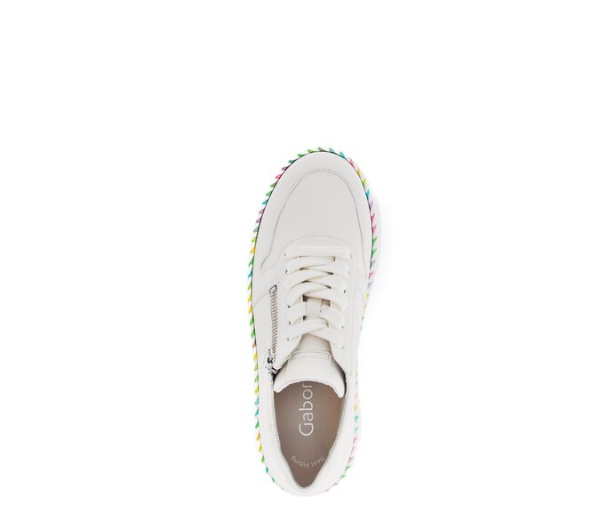 Gabor Sneaker Low Weiß - Glattleder
