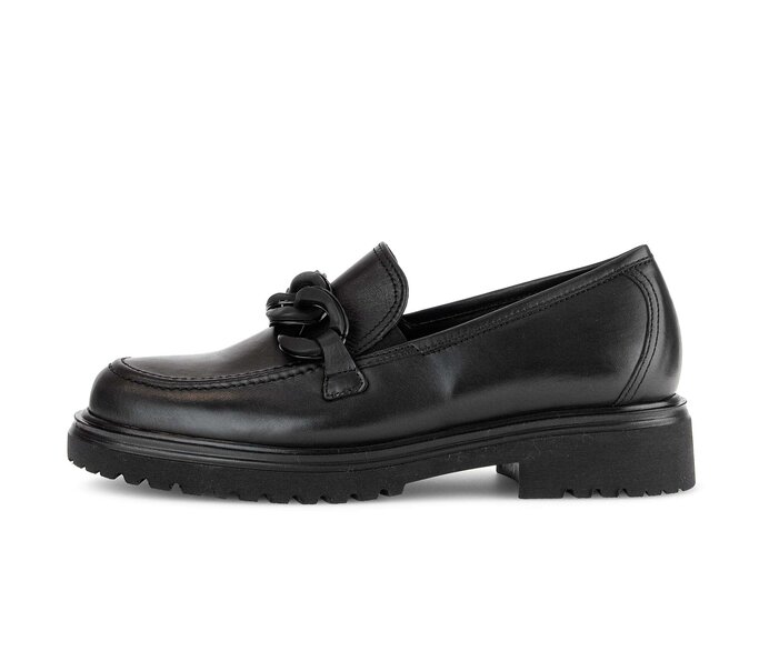 Gabor Loafer Schwarz - Glattleder