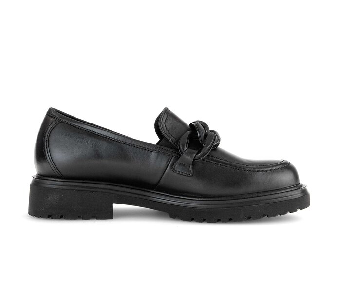 Gabor Loafer Schwarz - Glattleder