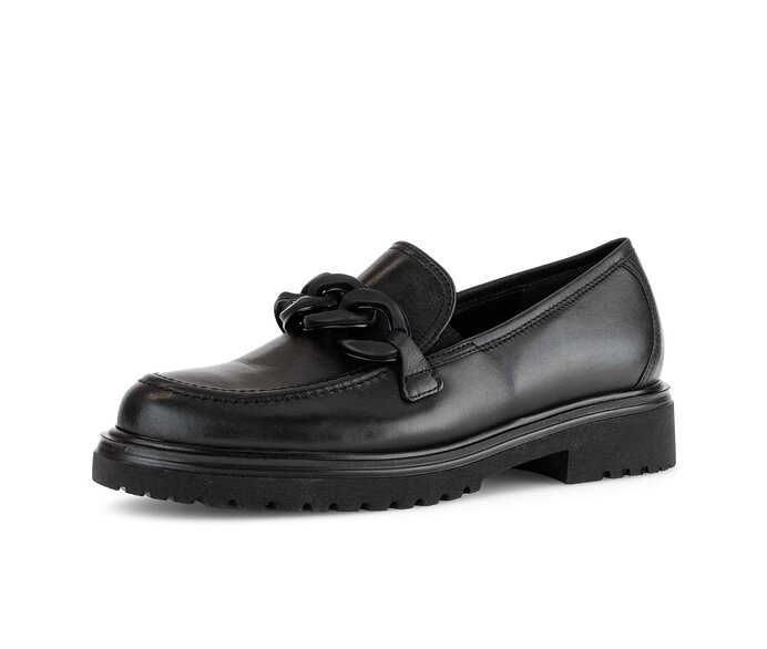 Gabor Loafer Schwarz - Glattleder