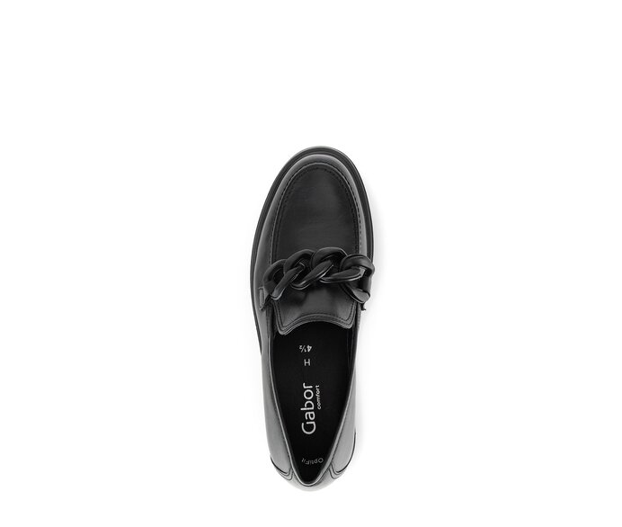 Gabor Loafer Schwarz - Glattleder