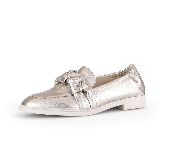 Gabor Slipper Gold - Effektleder