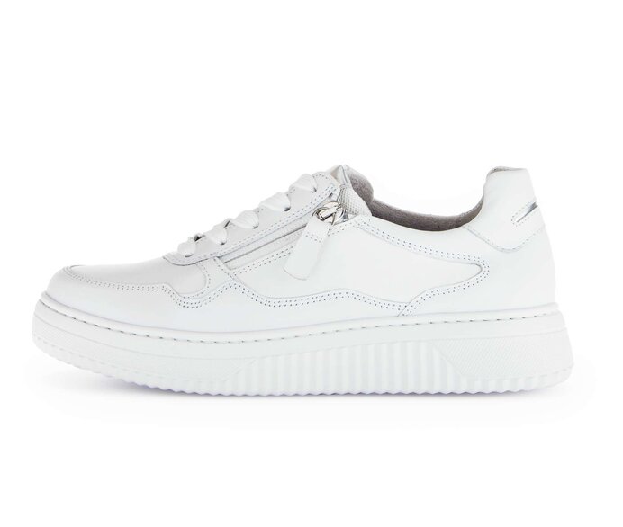 Gabor Sneaker Low Weiß - Glattleder