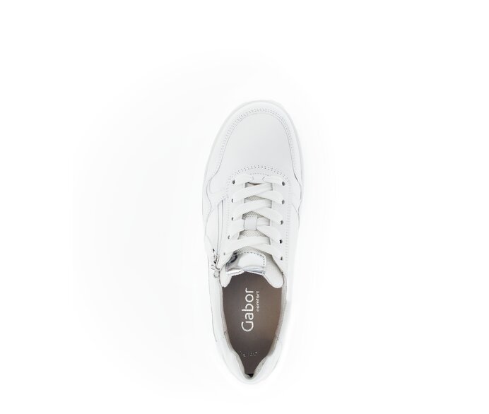 Gabor Sneaker Low Weiß - Glattleder