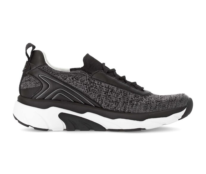 Gabor Sneaker Low Schwarz - Materialmix Leder/Lederimitat