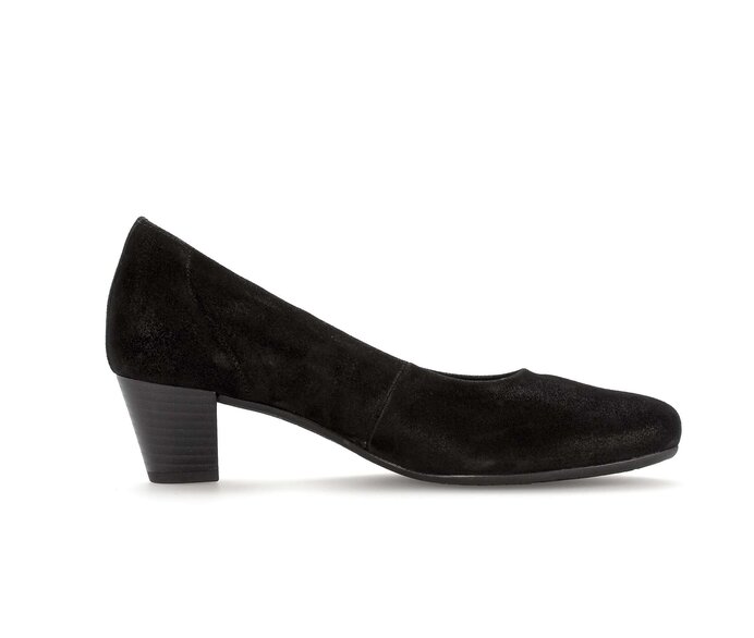Gabor Eleganter Pumps Schwarz - Effektleder