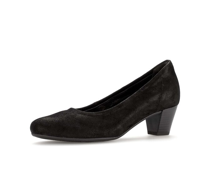 Gabor Eleganter Pumps Schwarz - Effektleder