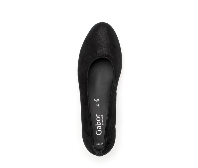 Gabor Eleganter Pumps Schwarz - Effektleder