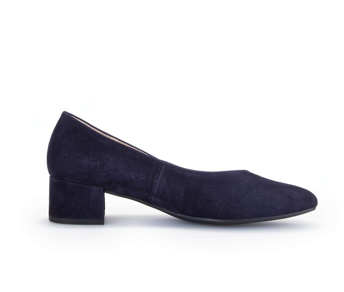 Gabor Eleganter Pumps Blau - Rauleder