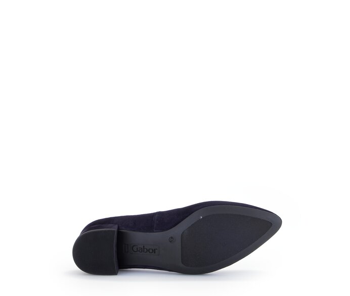 Gabor Eleganter Pumps Blau - Rauleder